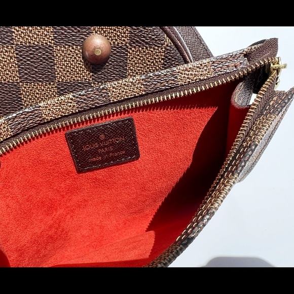 Authentic✅ Louis Vuitton Damier Marais Bucket Shoulder Bag + Zip Pouch - Picture 6 of 12